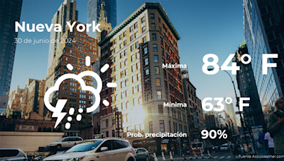 Nueva York: el tiempo para hoy domingo 30 de junio - El Diario NY