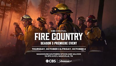 Nashville pop-up event, songwriters showcase planned for CBS 'Fire Country' October return