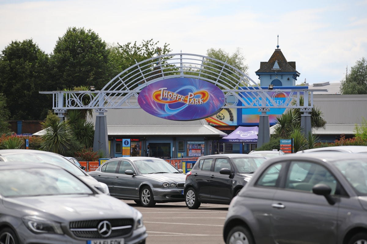 Three children who went missing after trip to Thorpe Park found