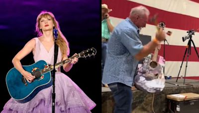 Man hammers ‘signed Taylor Swift’ guitar into pieces after paying $4K in viral TikTok video: ‘Extreme hate’