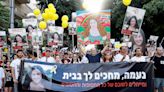 Thousands of Israelis rally to mark to hostage's birthday