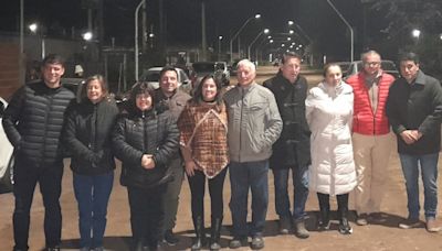 San Javier estrena iluminación en la costanera