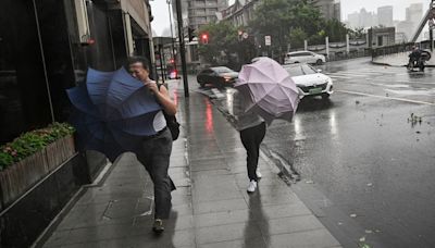 Shanghai slammed by what China says is the city’s strongest storm in seven decades