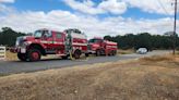 Firefighters battle 2 acre vegetation fire in Tehama County