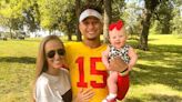 Super Baby! Patrick Mahomes and Brittany Matthews Share 1st Pic of Bronze’s Face