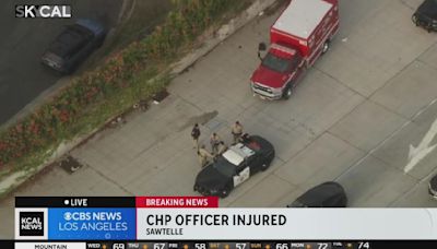 Woman throws sharp object at CHP officer's head