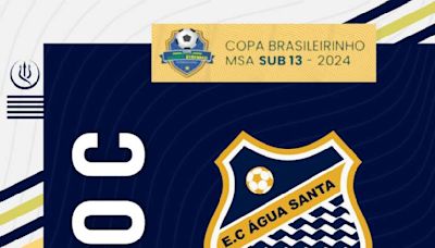 Crias do Água Santa sub-13 vai disputar a Copa Brasileirinho da categoria em Minas Gerais