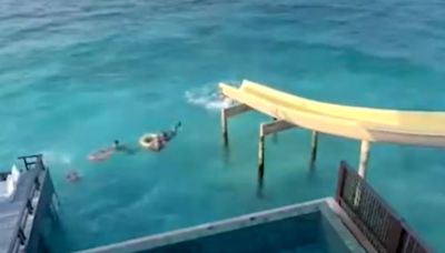 Sergio Arribas, exjugador del Real Madrid, salva a una pareja de ahogarse en las Islas Maldivas
