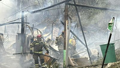 Voraz incendio cerca de un jardín infantil puso en peligro la vida de varios niños