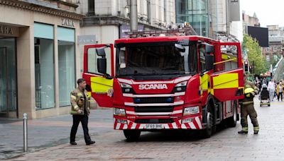 Glasgow Buchanan Street fire under control as firefighters remain on scene