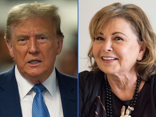 Donald Trump gifts Roseanne Barr a gun