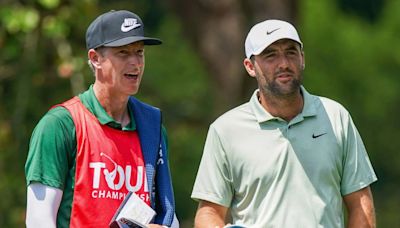 Scheffler's caddie in row with fans after earning MORE than Tiger this year