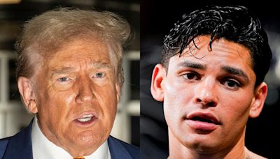 Boxer Ryan Garcia tests positive for PEDs, suggests Trump support made him a target