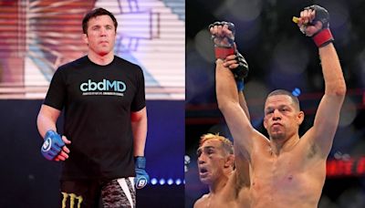 Nate Diaz Credits ‘Greatest Trash Talker’ Chael Sonnen for Shaping His Mic Skills in UFC