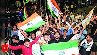 India Wins T20 World Cup Title with Joyous Celebrations in Streets | Kanpur News - Times of India