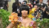 Nicki Minaj Brings on the Blooms — and Bold Poses! — in Flower-Covered Minidress at 2024 Met Gala