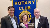 Rotarian honored for helping homeless mother get back on her feet