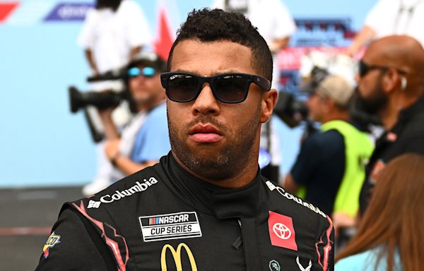 Bubba Wallace retaliates against Alex Bowman following spin out at NASCAR's Chicago Street Course