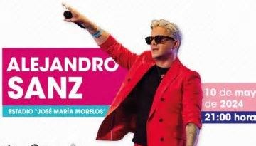 Deleitará Alejandro Sanz a mamás michoacanas el 10 de mayo en FMO