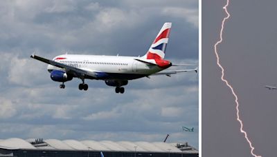 British Airways flight struck by lightning on approach to major UK airport