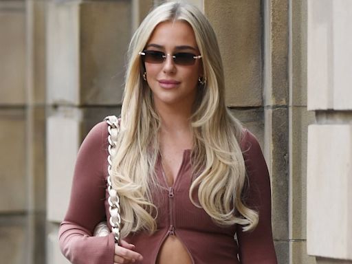 Taylor Ward cuts a chic casual figure in a matching tracksuit