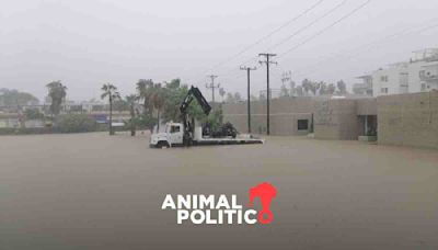 Tormenta tropical Ileana provoca inundaciones en Baja California Sur; activan alerta naranja