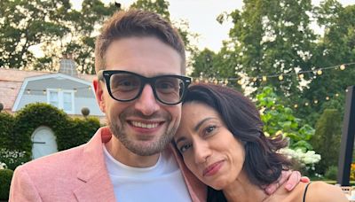 Huma Abedin and fiancé Alex Soros cuddle up as they celebrate birthday