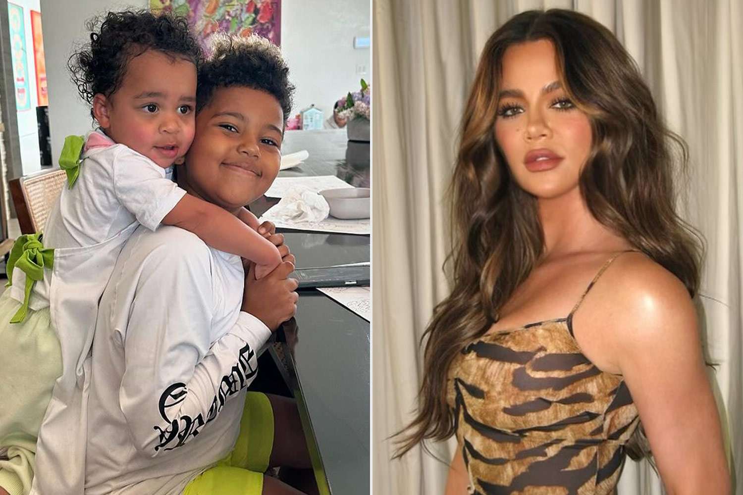 Khloé Kardashian Says Connection Between Son Tatum and Nephew Saint 'Can't Be Explained': 'Absolute Sweetest'