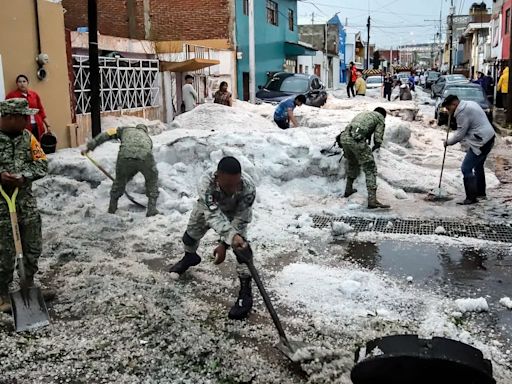Tormenta y granizada deja múltiples daños materiales en ciudad mexicana de Puebla