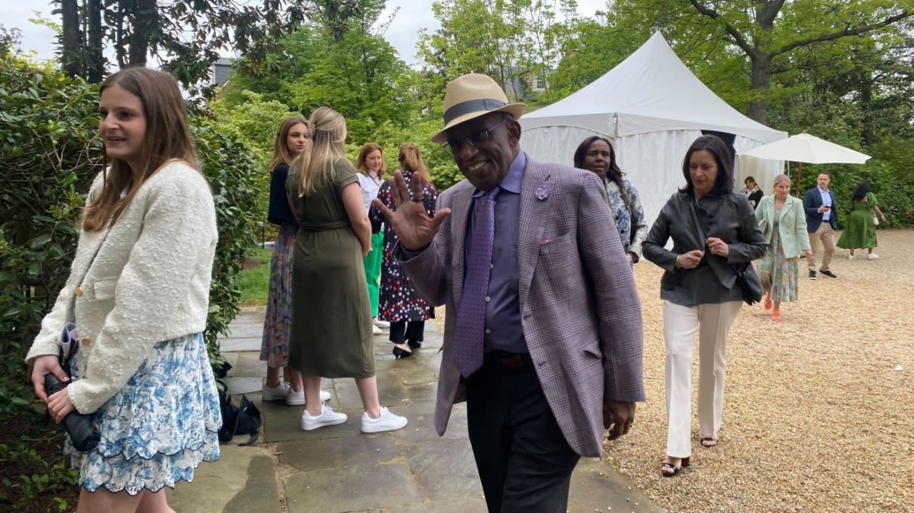 White House Correspondents’ guests prepare for the night at annual Garden Brunch