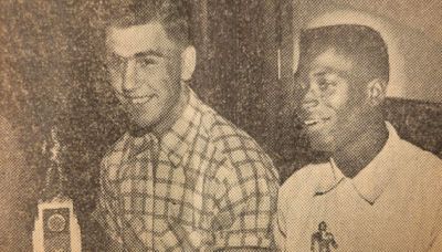 Yakima High's Steve Frye and Clarence Goosby's record-setting 1955 state meet led Pirates to a title