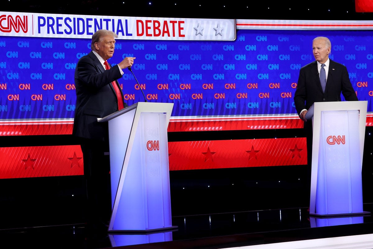 ‘I really don’t know what he said – and I don’t think he does either’: Trump pulls no punches as Biden struggles in debate