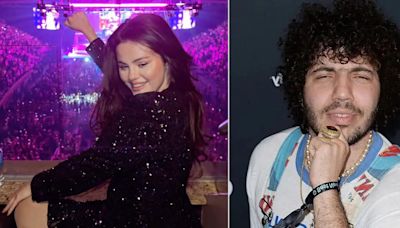 Selena Gomez's Boyfriend Benny Blanco Reacts to Singer's Wild Dance Moves at Sabrina Carpenter Concert: Watch