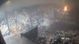 CCTV captures Stoke-on-Trent recycling centre 'explosion'