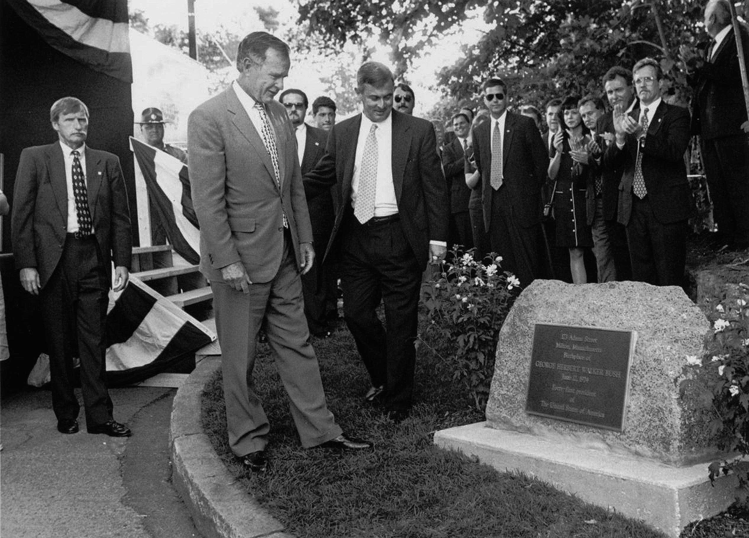 Did you know the elder Bush president was born in Milton? How the town is honoring him