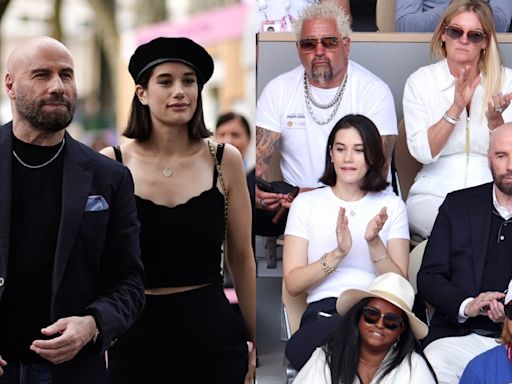 John Travolta and Ella Bleu Bring Elevated Father-daughter Parisian Style to 2024 Paris Olympics