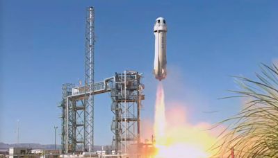 Bezos' Blue Origin goes back to space with 90-year old Black astronaut and 5 others