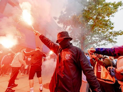 Can't start a fire without a spark: On the ground at the Hudson River Derby in New York City