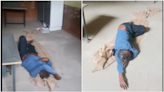 VIDEO: Drunk Headmaster Of Government School Caught Sleeping In Classroom In MP's Rewa