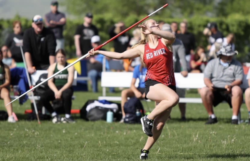 Red River's Ella Weippert takes up the javelin for fun, will now throw for the University of Minnesota next season