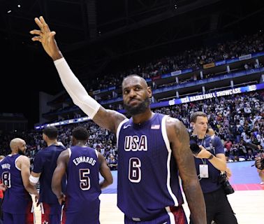 LeBron saves the day as Team USA avoids upset vs South Sudan in Olympic exhibition