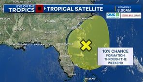 NHC tracking low-pressure system off Florida’s coast