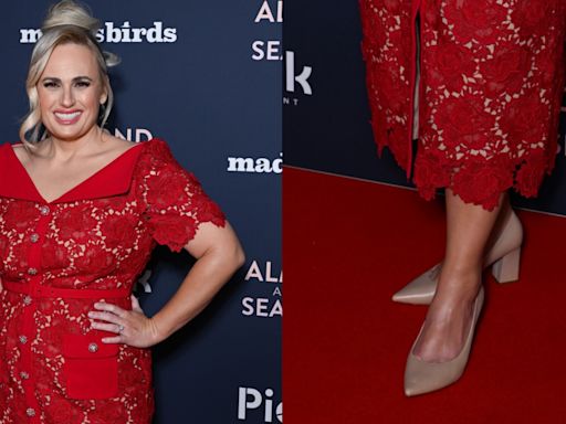 Rebel Wilson Pops in Chunky Heels for ‘The Almond and The Seahorse’ Premiere