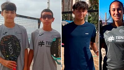 Cuatro jugadores andaluces de tenis playa son convocados para el europeo