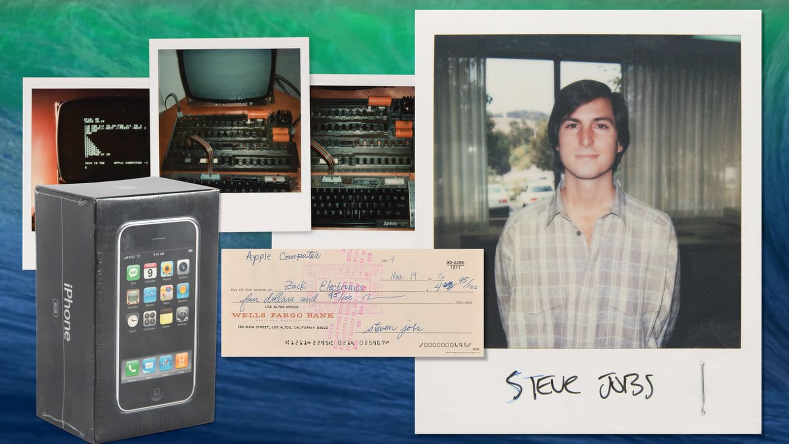 Steve Jobs Auction Features Apple-1, Bomber Jacket, Sealed Original iPhone, and More