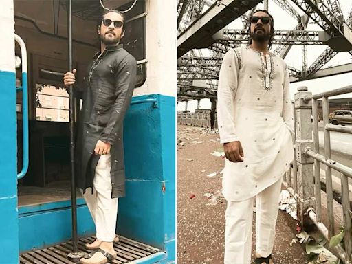 Gourab Chatterjee looks charming in Abhisek Roy’s ‘Mahanagar’ collection