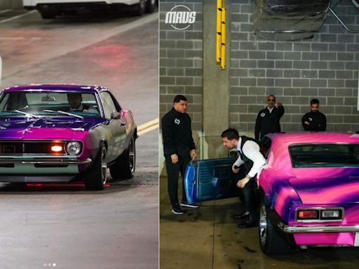 Luka Doncic Drives A Psychedelic Wrapped 1968 Camaro