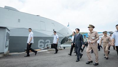 賴清德赴基隆視察國艦國造