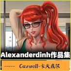 Cavwell-滿300發貨AlexAnderDinh插畫集 動漫高清美圖電腦壁紙CG原畫設計素材 2021-可開統編