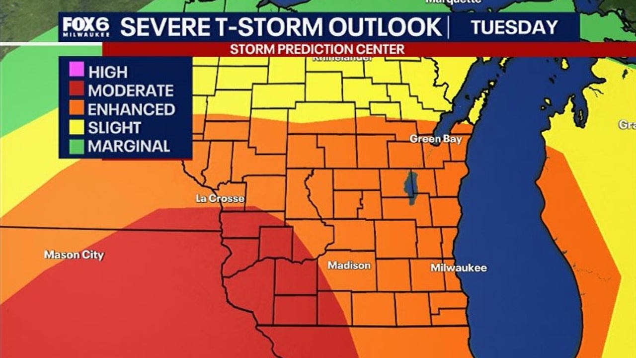 Southeast Wisconsin severe weather threat for May 21